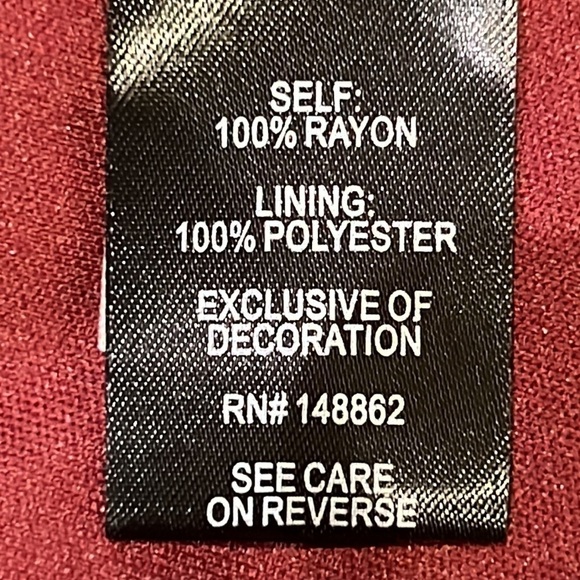 NET’S TORRID MINI GAUZE Burgundy LACE-UP SKATER DRESS SZ 1X - Picture 9 of 9